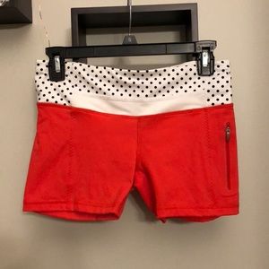 Lululemon polkadot shorts